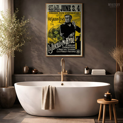 Dr. Jekyll and Mr. Hyde 1920 Horror Poster