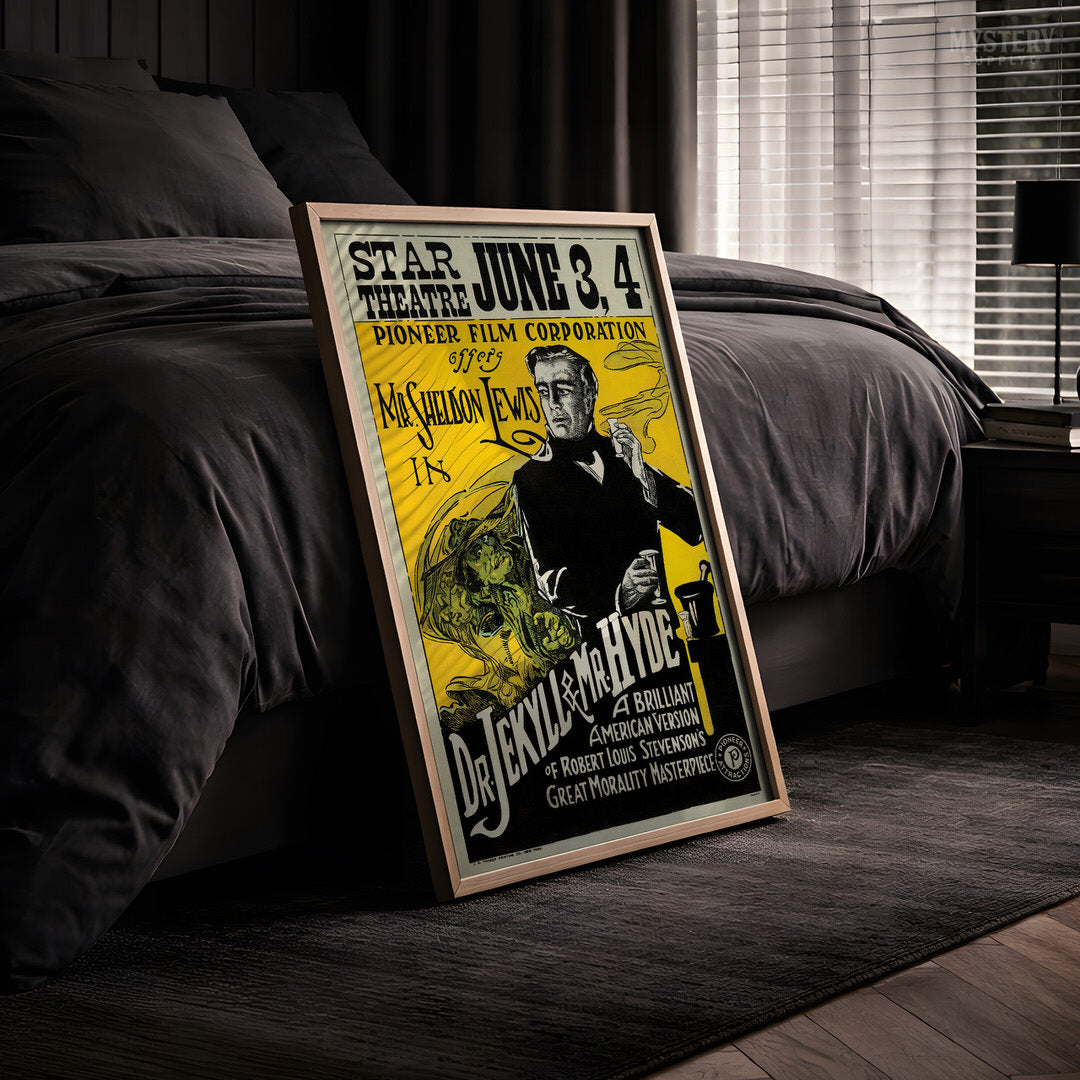 Dr. Jekyll and Mr. Hyde 1920 Horror Poster