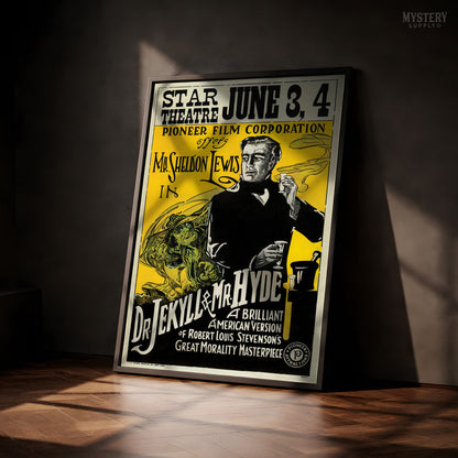 Dr. Jekyll and Mr. Hyde 1920 Horror Poster