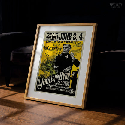 Dr. Jekyll and Mr. Hyde 1920 Horror Poster