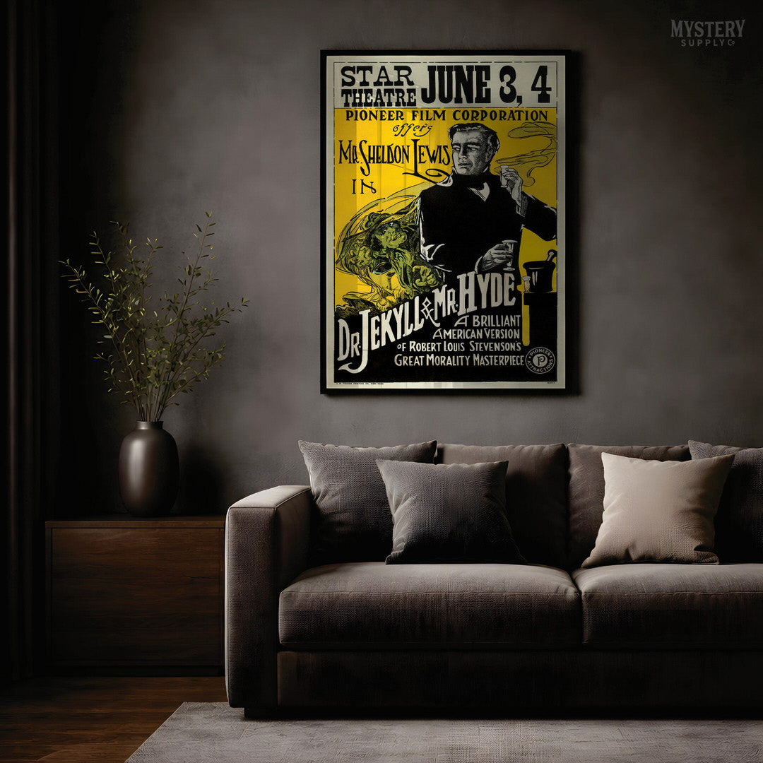 Dr. Jekyll and Mr. Hyde 1920 Horror Poster