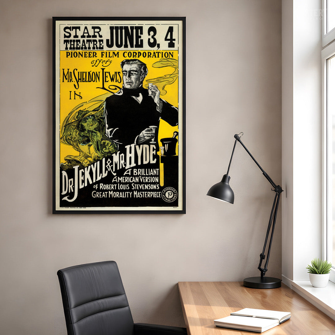 Dr. Jekyll and Mr. Hyde 1920 Horror Poster