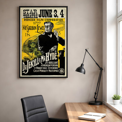 Dr. Jekyll and Mr. Hyde 1920 Horror Poster