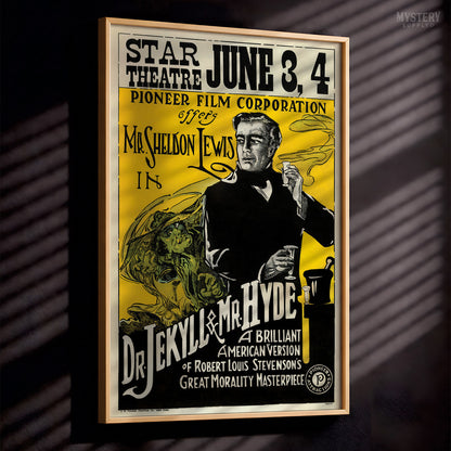 Dr. Jekyll and Mr. Hyde 1920 Horror Poster
