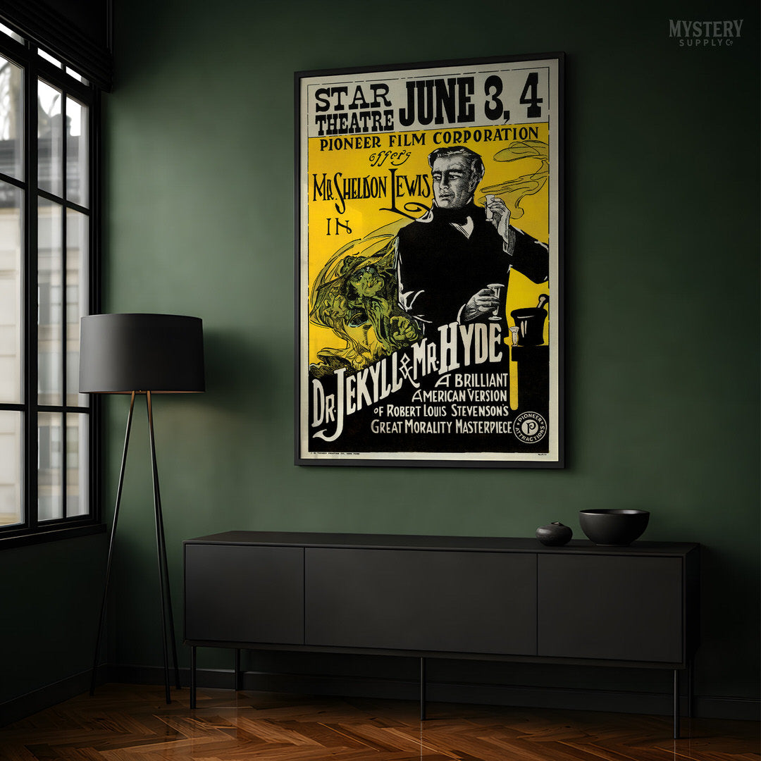 Dr. Jekyll and Mr. Hyde 1920 Horror Poster