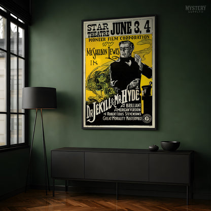 Dr. Jekyll and Mr. Hyde 1920 Horror Poster