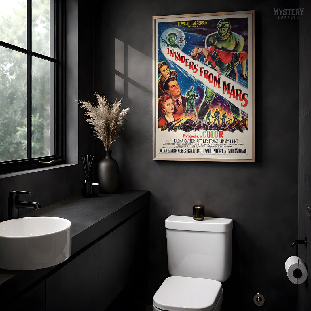 Invaders From Mars 1953 Science Fiction Movie Poster