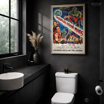 Invaders From Mars 1953 Science Fiction Movie Poster