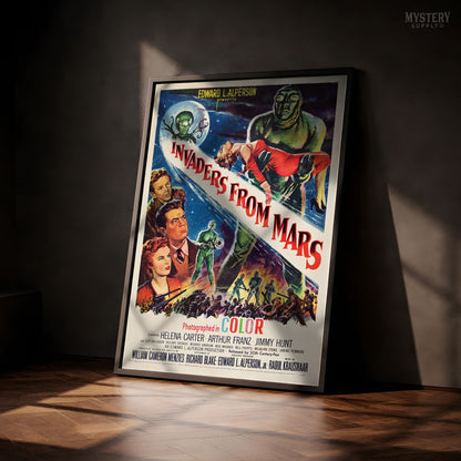 Invaders From Mars 1953 Science Fiction Movie Poster
