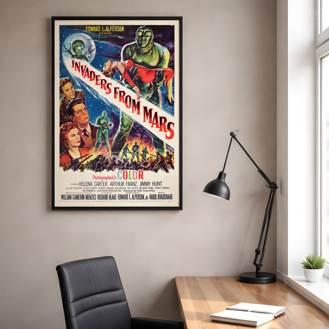 Invaders From Mars 1953 Science Fiction Movie Poster