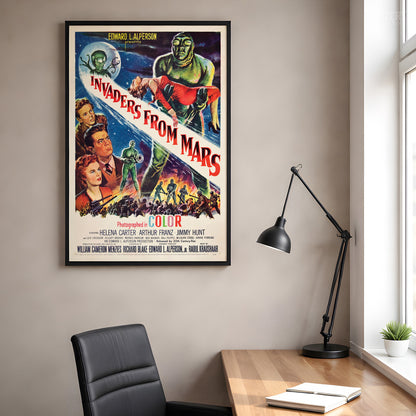 Invaders From Mars 1953 Science Fiction Movie Poster