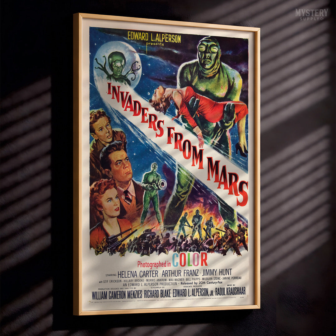 Invaders From Mars 1953 Science Fiction Movie Poster