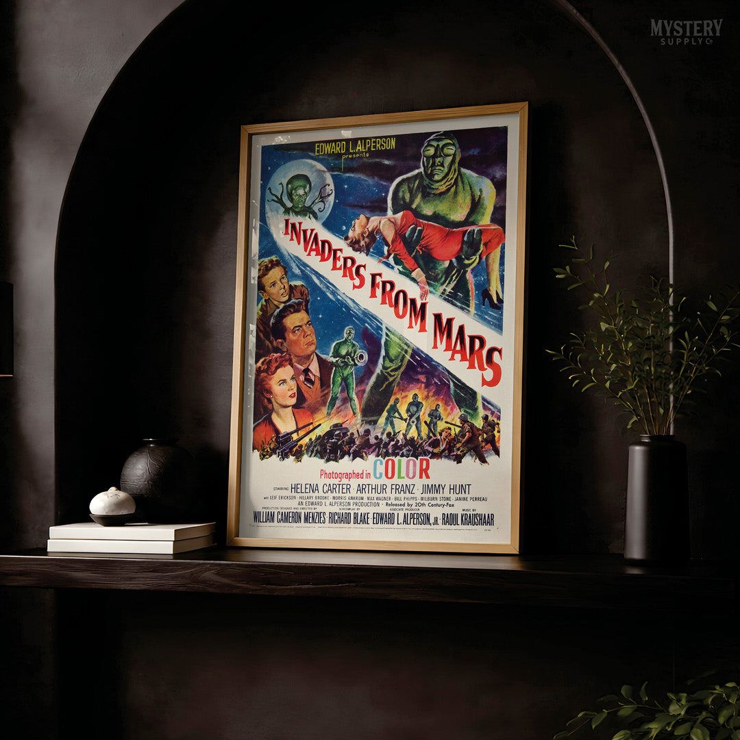 Invaders From Mars 1953 Science Fiction Movie Poster