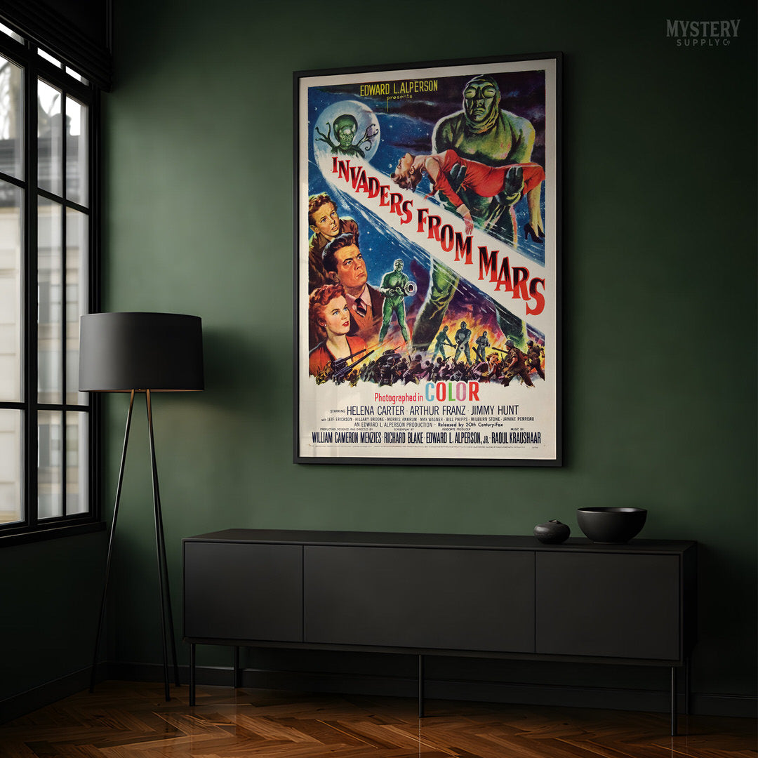 Invaders From Mars 1953 Science Fiction Movie Poster