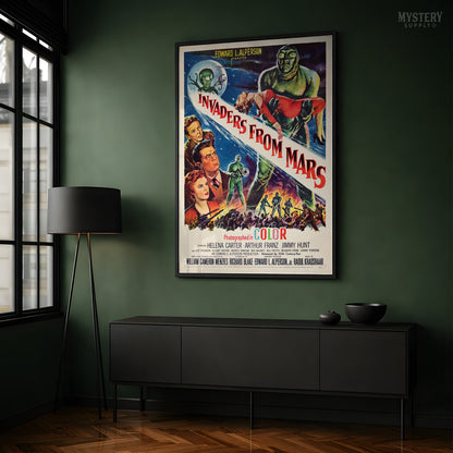 Invaders From Mars 1953 Science Fiction Movie Poster