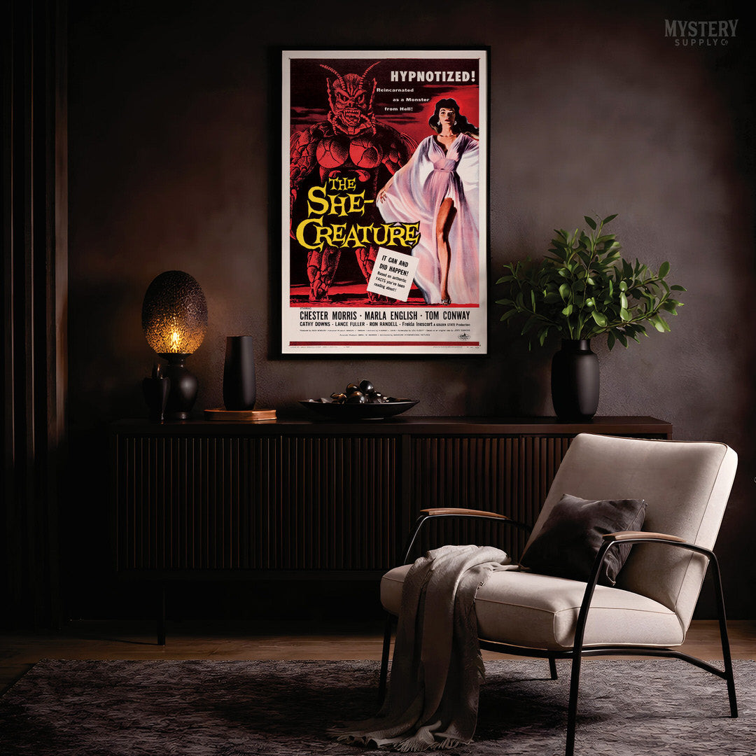 The She-Creature 1956 Vintage Horror Demon Monster Movie Poster
