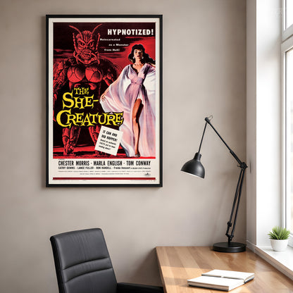 The She-Creature 1956 Vintage Horror Demon Monster Movie Poster