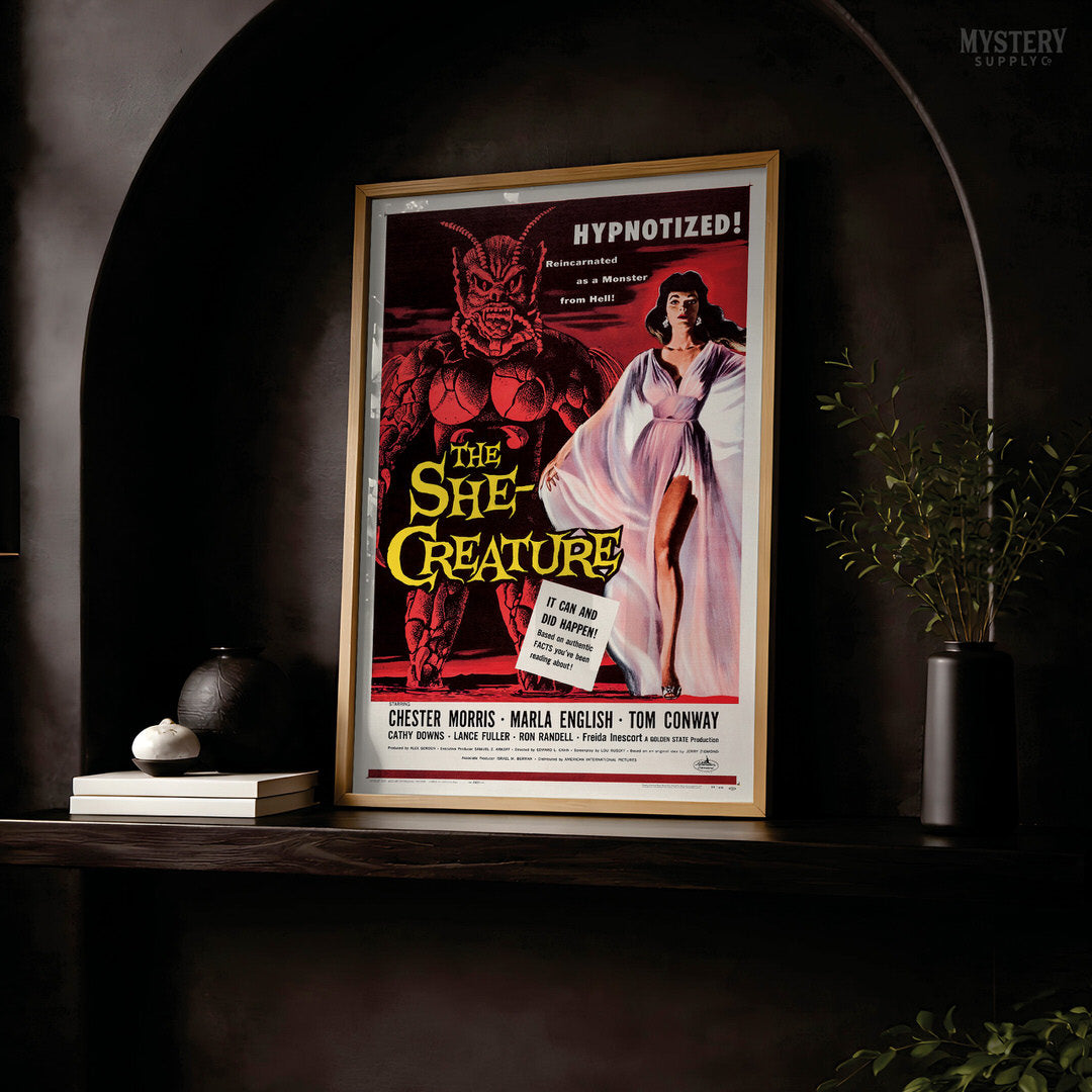 The She-Creature 1956 Vintage Horror Demon Monster Movie Poster