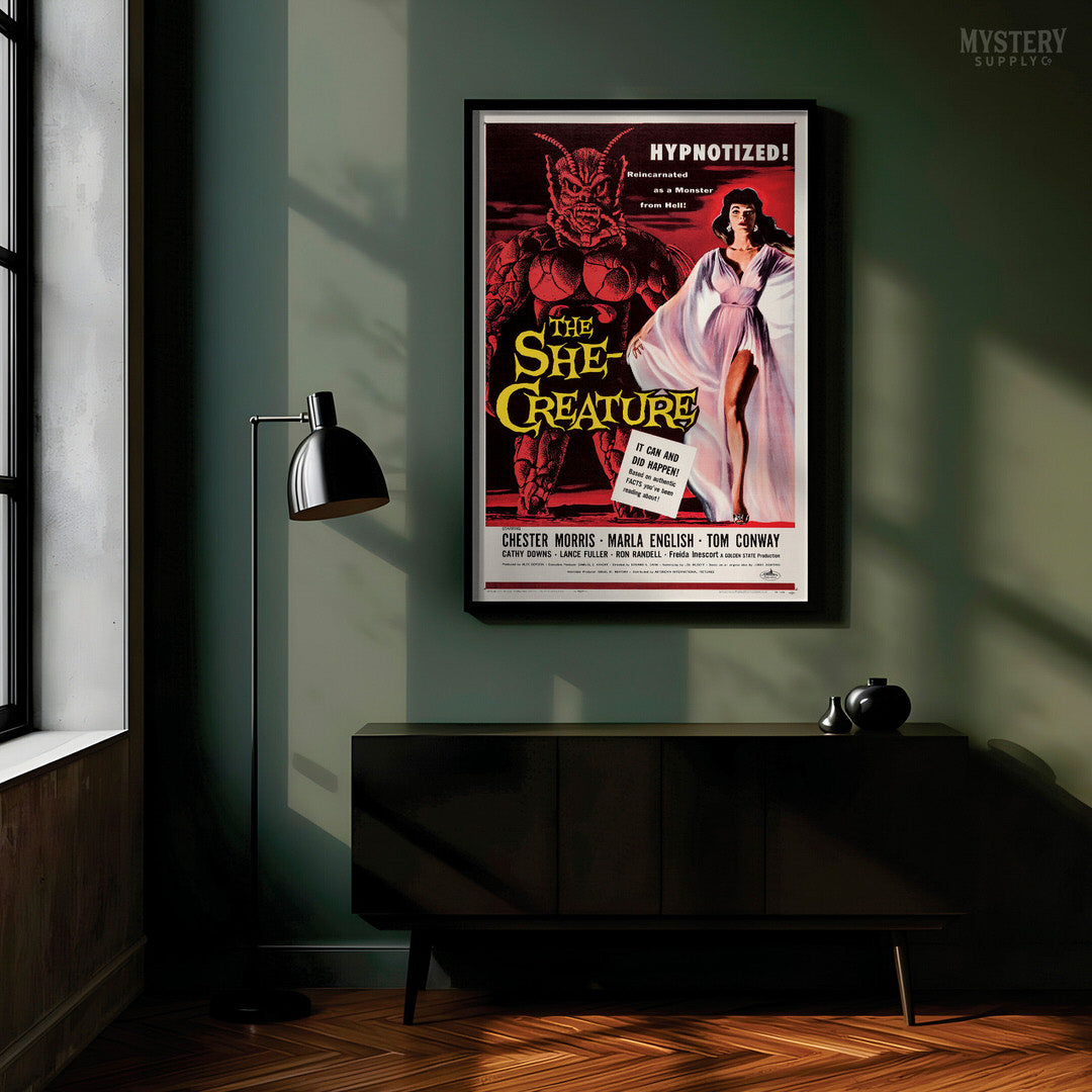 The She-Creature 1956 Vintage Horror Demon Monster Movie Poster