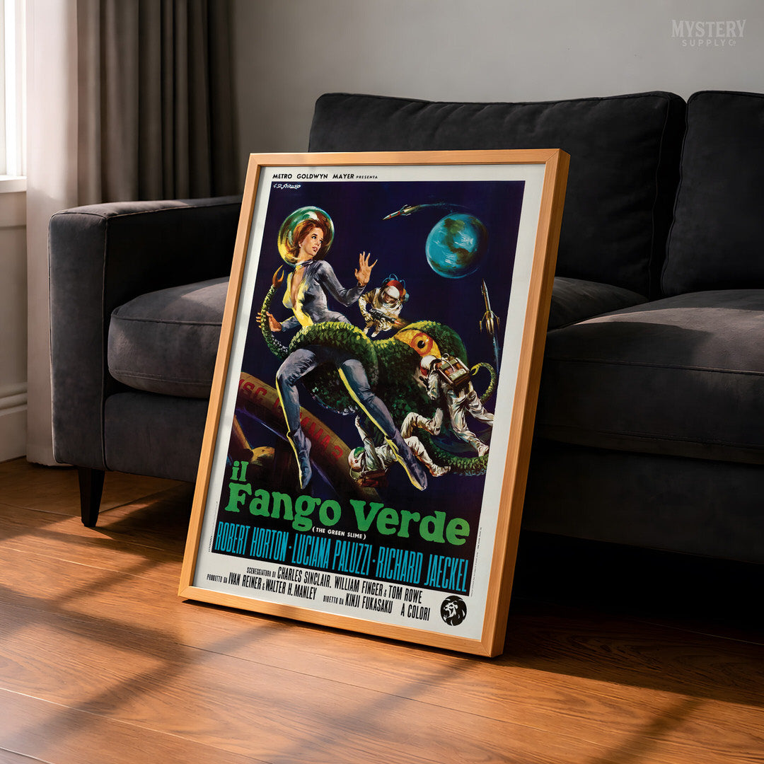 The Green Slime 1969 Italian il Fango Verde Sci-Fi Movie Poster