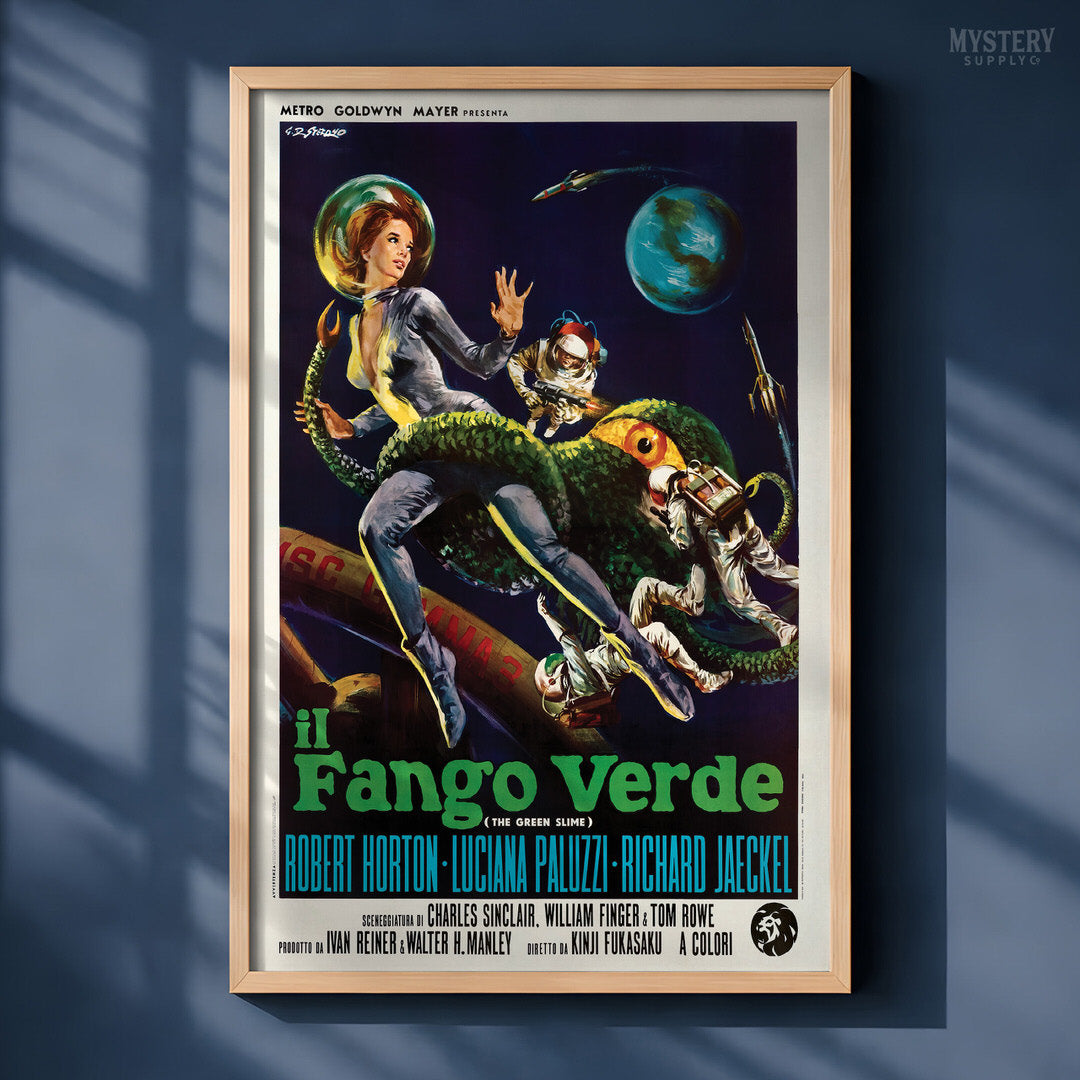 The Green Slime 1969 Italian il Fango Verde Sci-Fi Movie Poster