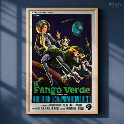 The Green Slime 1969 Italian il Fango Verde Sci-Fi Movie Poster