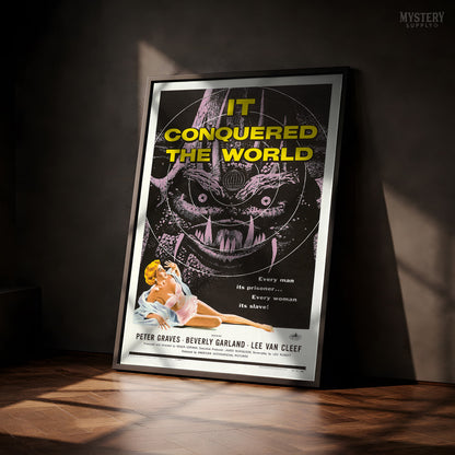 It Conquered the World 1956 Vintage Science Fiction Movie Poster