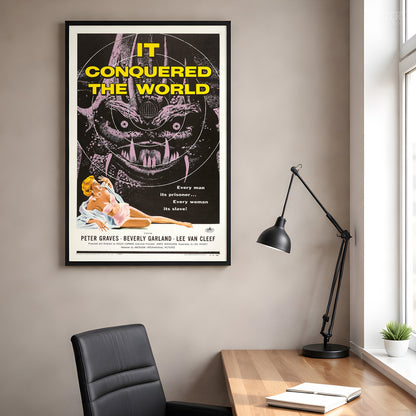 It Conquered the World 1956 Vintage Science Fiction Movie Poster