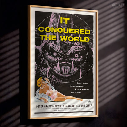 It Conquered the World 1956 Vintage Science Fiction Movie Poster