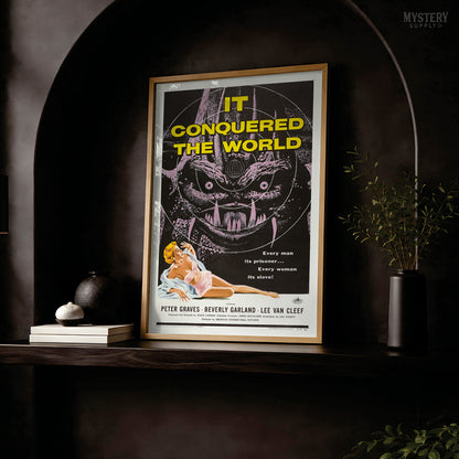 It Conquered the World 1956 Vintage Science Fiction Movie Poster