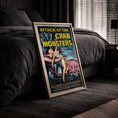 Attack of the Crab Monsters 1957 Vintage Science Fiction Movie Poster