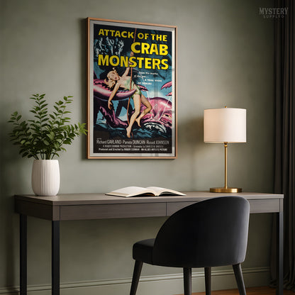 Attack of the Crab Monsters 1957 Vintage Science Fiction Movie Poster