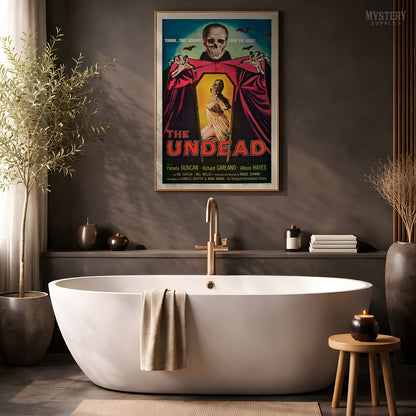 The Undead 1957 Vintage Horror Movie Poster