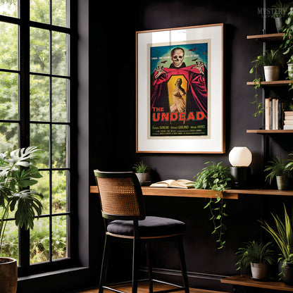 The Undead 1957 Vintage Horror Movie Poster