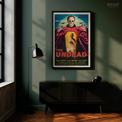 The Undead 1957 Vintage Horror Movie Poster