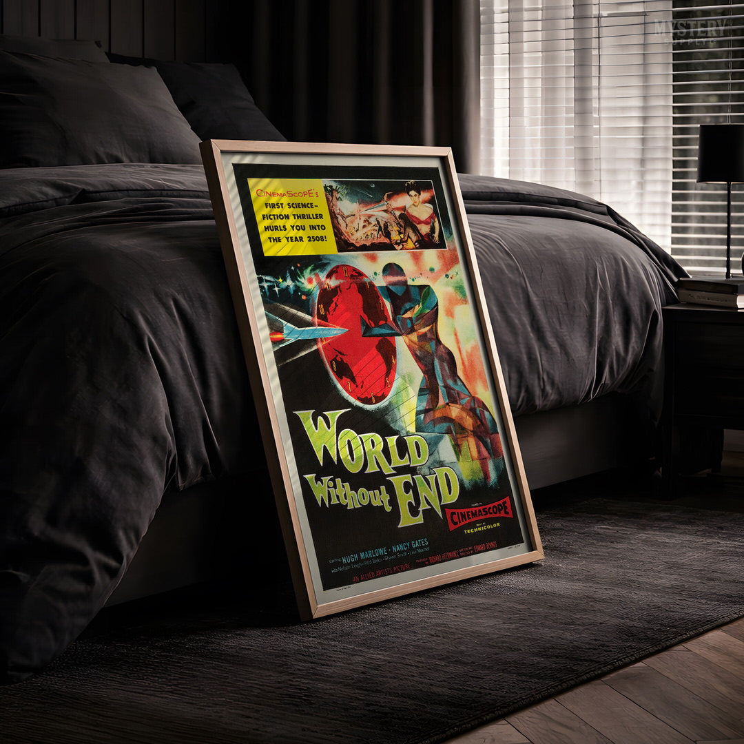 World Without End 1956 Vintage Science Fiction Movie Poster