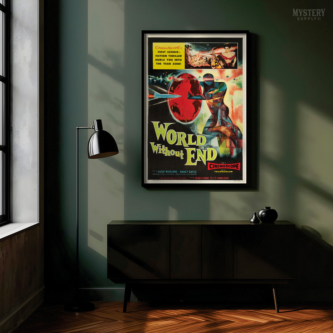 World Without End 1956 Vintage Science Fiction Movie Poster