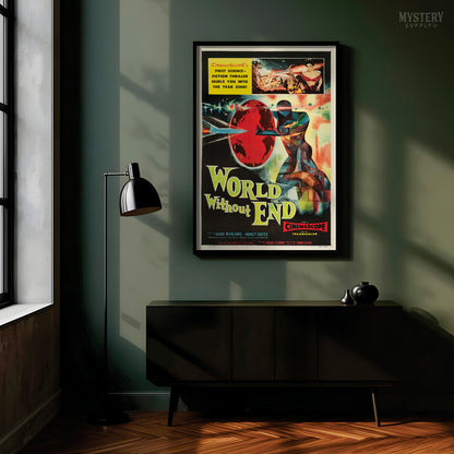 World Without End 1956 Vintage Science Fiction Movie Poster