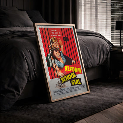 Reform School Girl 1957 Vintage Exploitation Movie Poster