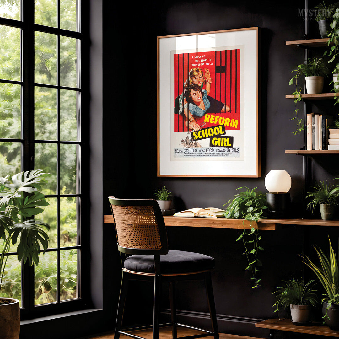 Reform School Girl 1957 Vintage Exploitation Movie Poster
