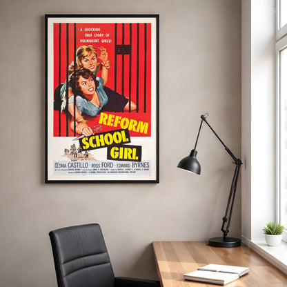 Reform School Girl 1957 Vintage Exploitation Movie Poster