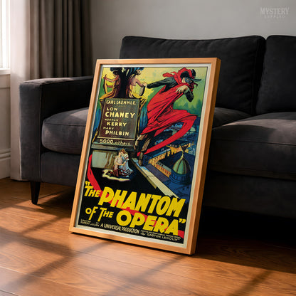 The Phantom of the Opera 1925 Horror Movie Poster