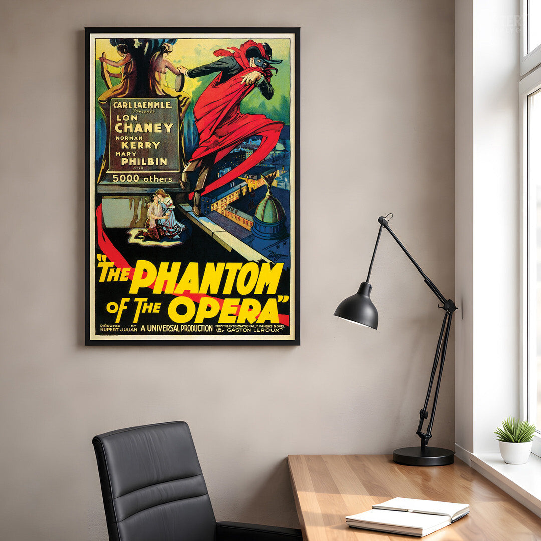 The Phantom of the Opera 1925 Horror Movie Poster