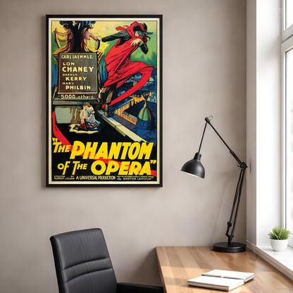 The Phantom of the Opera 1925 Horror Movie Poster