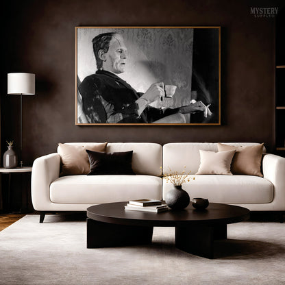 Frankenstein Smoking Drinking Tea Photo