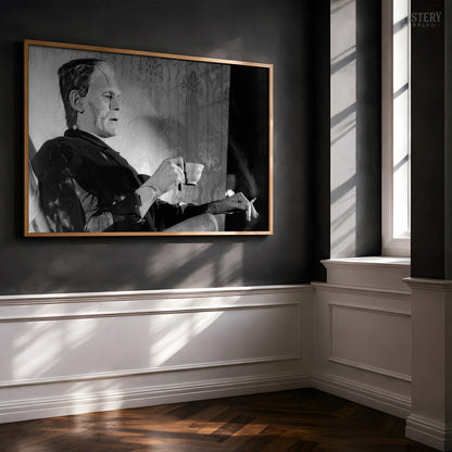Frankenstein Smoking Drinking Tea Photo