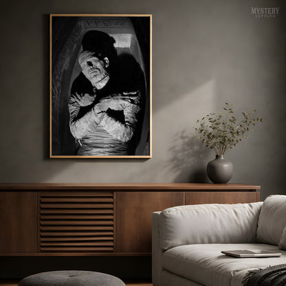 The Mummy 1932 Horror Movie Boris Karloff Coffin Monster Photo