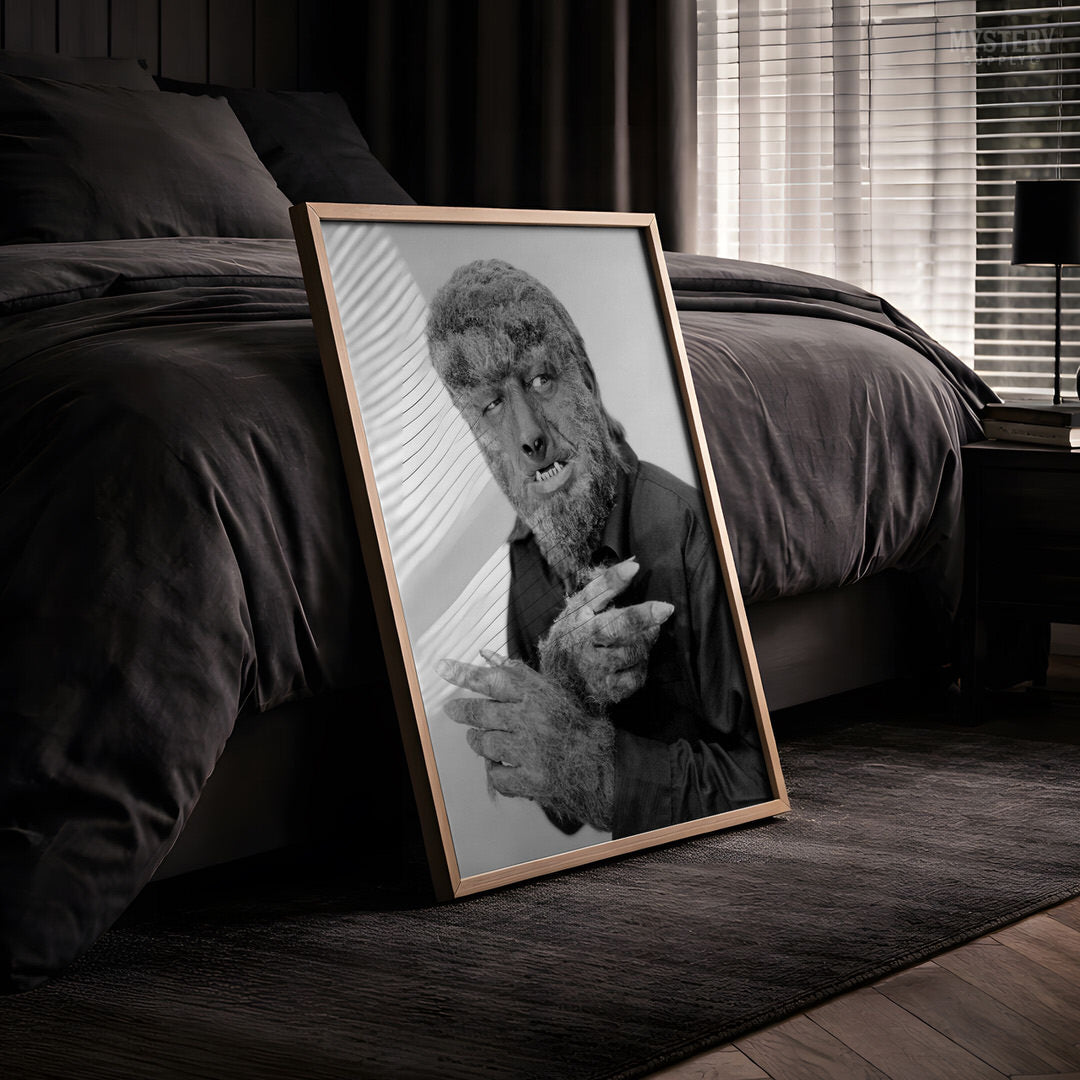 The Wolf Man 1940s Horror Movie Lon Chaney Jr. Werewolf Photo