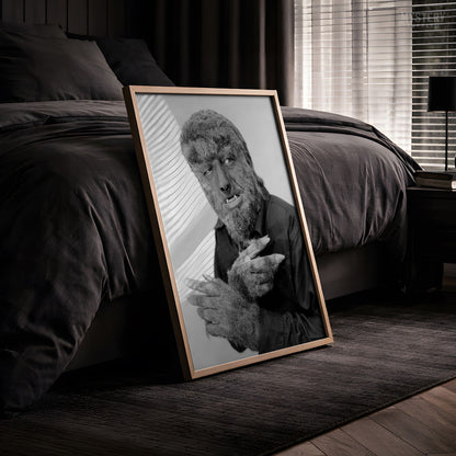 The Wolf Man 1940s Horror Movie Lon Chaney Jr. Werewolf Photo