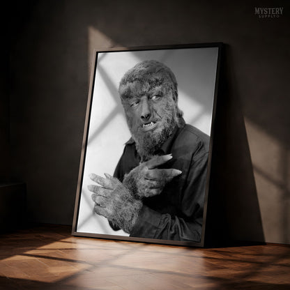 The Wolf Man 1940s Horror Movie Lon Chaney Jr. Werewolf Photo